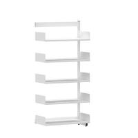 Kontorreol påbygningssektion i stål til gulv 1900x900x400mm hvid