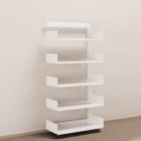 Kontorreol påbygningssektion i stål til gulv 1900x900x400mm hvid