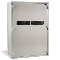 Brandsikkert dokumentskab ES 700 1695x1206x654mm, gr&aring;hvidt 