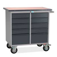 V&aelig;rkstedsvogn SMV med 10 skuffer gr&aring;