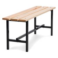 Garderobeb&aelig;nk fritst&aring;ende 1100mm fyr