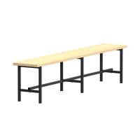 Garderobeb&aelig;nk fritst&aring;ende 2000mm ask