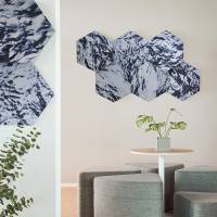 Honey lydabsorbent vægabsorbent Aqua, pakke med 6 paneler