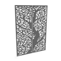 Divido Tree lydabsorberende lofthængt rumdeler 235cm lys grå