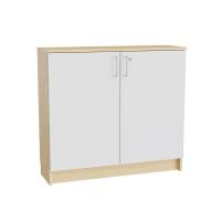 Mora underskab 910x1000x320mm i grå laminat med cylinderlås