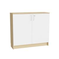 Mora underskab 910x1000x320mm i hvid laminat med cylinderlås
