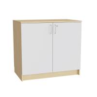 Mora underskab 910x1000x600mm i grå laminat med cylinderlås