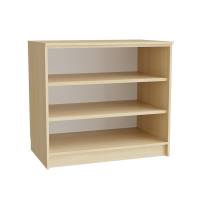 Mora bogreol 910x1000x600mm i birk laminat med 2 hylder