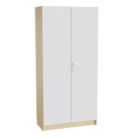 Mora syskab 2100x1000x470mm i grå laminat med cylinderlås