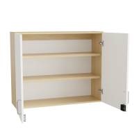 Mora overskab 800x1000x320mm i hvid laminat med elektronisk lås