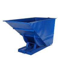 Tipcontainer Light 1600 liter 600 kg CE-m&aelig;rket i bl&aring;