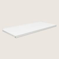 aLTI hylde til v&aelig;g- og fritst&aring;ende st&aring;lreoler 750x300mm hvid