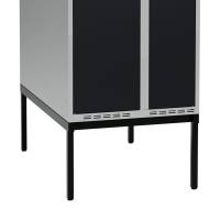 H&oslash;j benramme til garderobeskab 70x110x32cm, dobbelt, sort