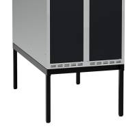 H&oslash;j benramme til garderobeskab 60x110x32cm, dobbelt, sort