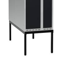 H&oslash;j benramme til garderobeskab 50x110x32cm, dobbelt, sort