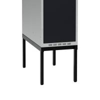 H&oslash;j benramme til garderobeskab 40x80x32cm, dobbelt, sort