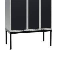 H&oslash;j benramme til garderobeskab 100x55x32cm, enkel, sort