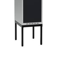 H&oslash;j benramme til garderobeskab 40x55x32cm, enkel, sort