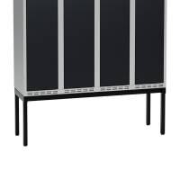 H&oslash;j benramme til garderobeskab 120x40x32cm, enkel, sort