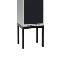 H&oslash;j benramme til garderobeskab 40x40x32cm, enkel, sort