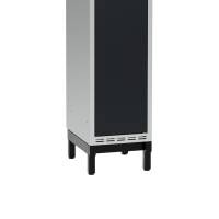 Lav benramme til garderobeskab 30x40x20cm, enkel, sort 