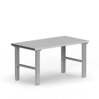 Fileb&aelig;nk med st&aring;l bordplade 1500x800mm