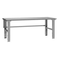Fileb&aelig;nk med st&aring;l bordplade 2000x800mm