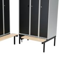 Siddeb&aelig;nk til garderobeskab 100x55x32cm, hj&oslash;rne i birk