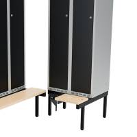 Siddeb&aelig;nk til garderobeskab 60x40x32cm, hj&oslash;rne i birk