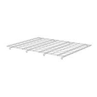 Stor hylde til skabe i tr&aring;dnet 800x1000mm, alugr&aring;t