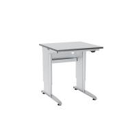 Arbejdsbord ErgoMulti 2.0, 800x800mm HPL bordplade, gr&aring;