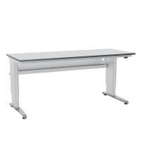 Arbejdsbord ErgoMulti 2.0, 2000x800mm HPL bordplade, gr&aring;