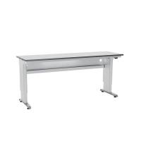Arbejdsbord ErgoMulti 2.0, 2000x620mm HPL bordplade, gr&aring;