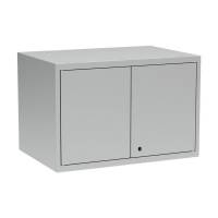 Overskab OVS til PR2 og PRO garderobeskabe i st&aring;l, lys gr&aring;