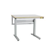 Arbejdsbord ErgoMini ESD 1200x800mm vinyl bordplade, lys gr&aring;