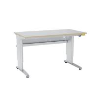 Arbejdsbord ErgoMulti 2.0 ESD, 1500x800mm HPL bordplade, gr&aring;
