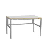 Arbejdsbord Let H-stel ESD 120x62cm, vinyl bordplade, gr&aring;