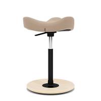 Varier Move balancestol med bundplade i lys ask, beige