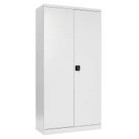 Opbevaringskab i stål med lås 1990x800x435mm grå