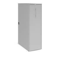 Office Towerskab 127,5x40x80cm med lås og åbning i højre eller venstre side lys grå