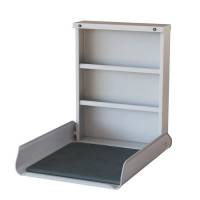 Väggö puslebord væghængt i hvidlakeret stål