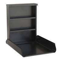 V&auml;gg&ouml; puslebord v&aelig;gh&aelig;ngt i sortlakeret st&aring;l