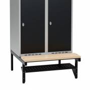 Skohylde til garderobeskab med en bredde p&aring; 800mm, sort