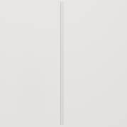 Vægskinne til vægreol i stål 1500mm hvid