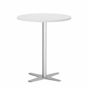 Amy cafebord &Oslash;90cm h&oslash;jde 105cm antracit hvid med alugr&aring;t stel