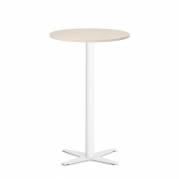 Amy cafebord &Oslash;65cm h&oslash;jde 105cm birk med hvidt understel