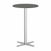 Amy cafebord &Oslash;65cm h&oslash;jde 105cm antracit med alugr&aring;t understel