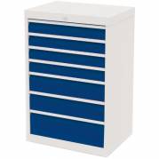 Værksted skuffesektion 1019x680x500mm med 7 skuffer