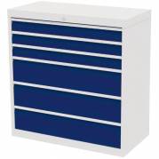 V&aelig;rksted skuffesektion 1019x980x500mm 6 skuffer