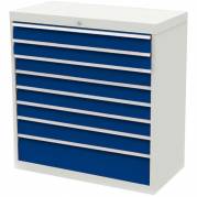 V&aelig;rksted skuffesektion 1019x980x500mm 8 skuffer